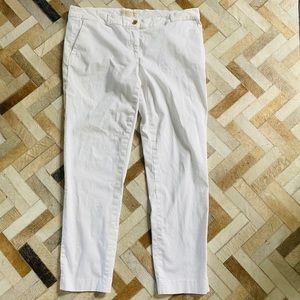 Michael Kors ivory cropped pants. Size 14